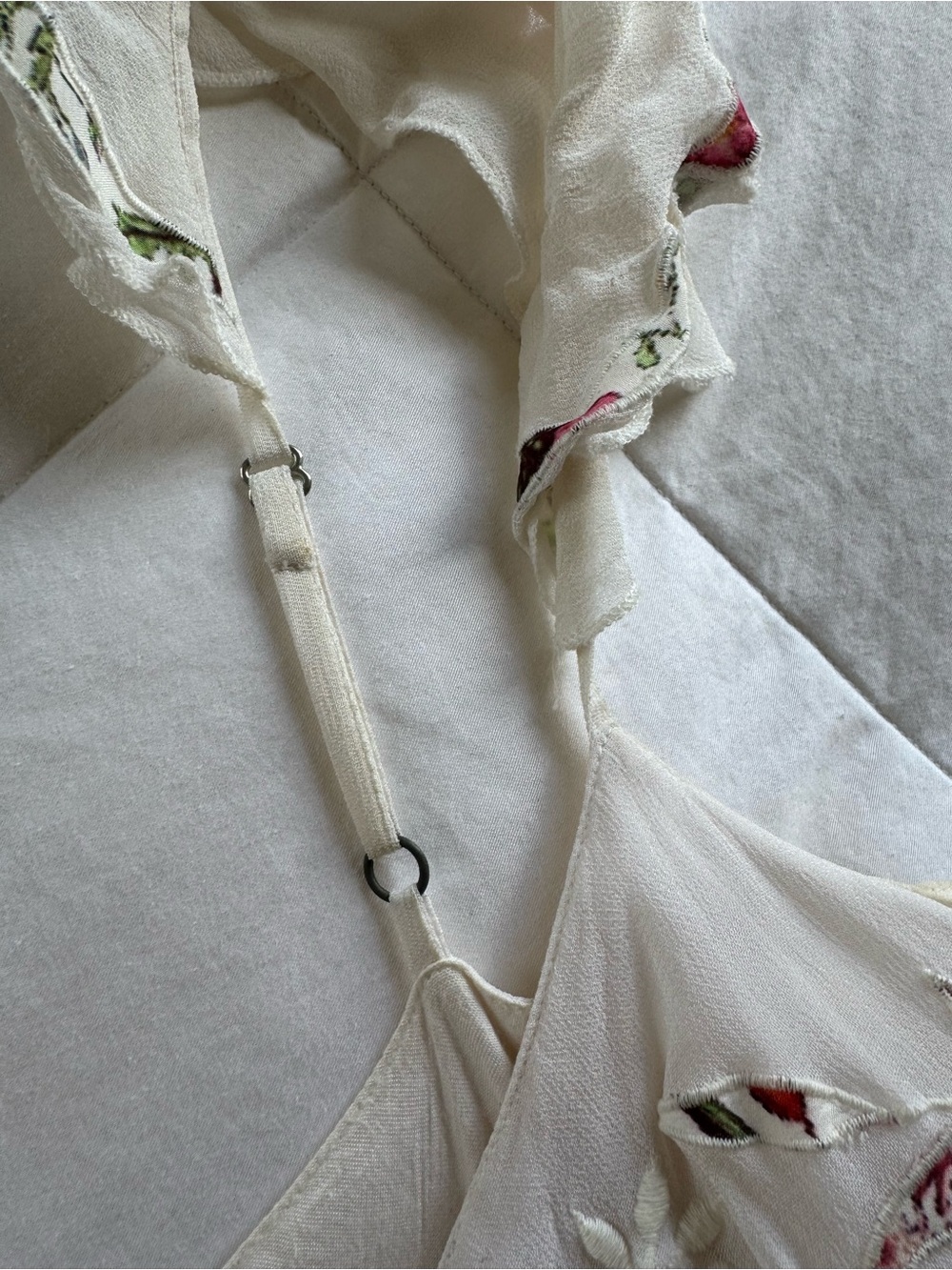 FARM Rio White Embroidered Maxi Dress with Tassel Tie - Picture 8 of 8